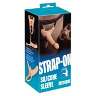 Silikonowy Strap-on +5cm