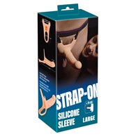 Silikonowy Strap-on +6cm