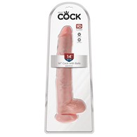 Dildo z przyssawką 36cm King Cock