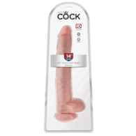 Dildo z przyssawką 36cm King Cock