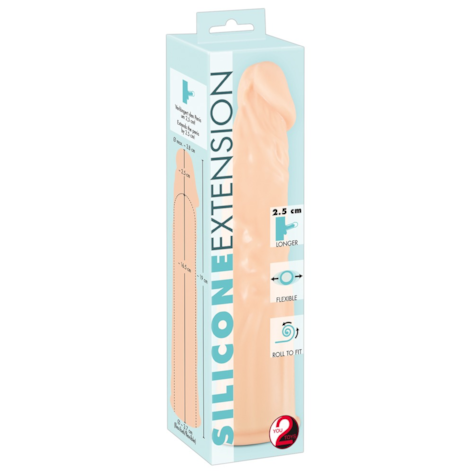 Silikonowa przedłużka cielista