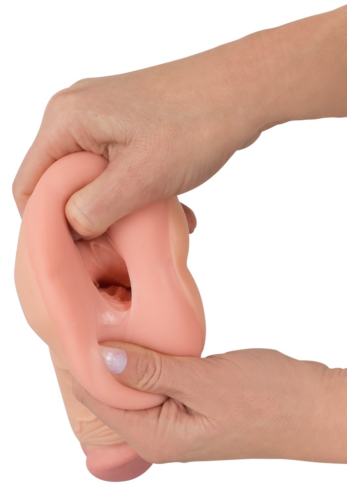 2 w 1 Przedłużka i masturbator Nature Skin — zdjęcie 7