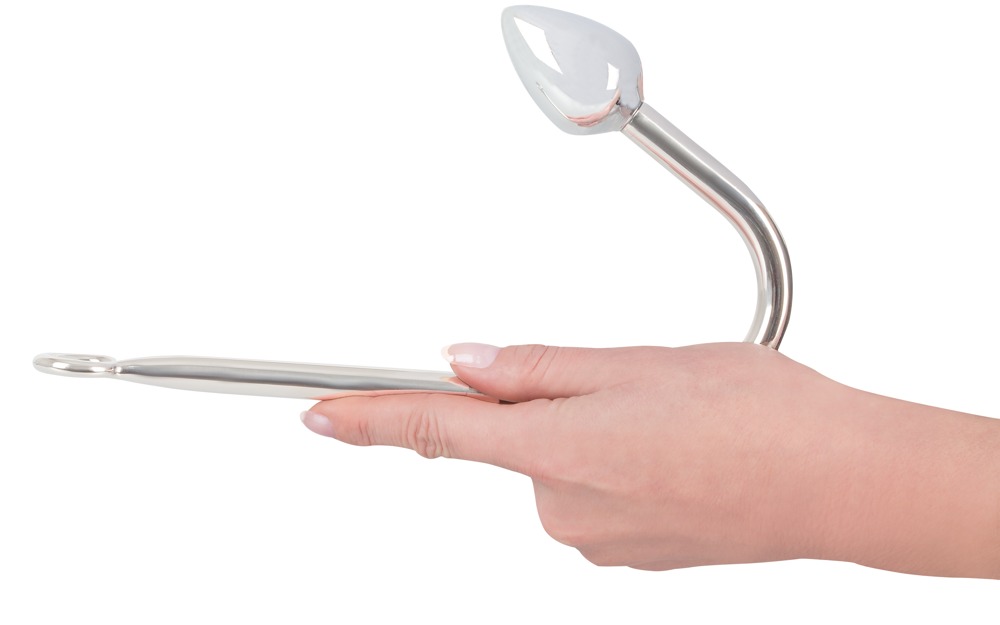 Korek analny aluminiowy Bondage Hook 24 cm — zdjęcie 4