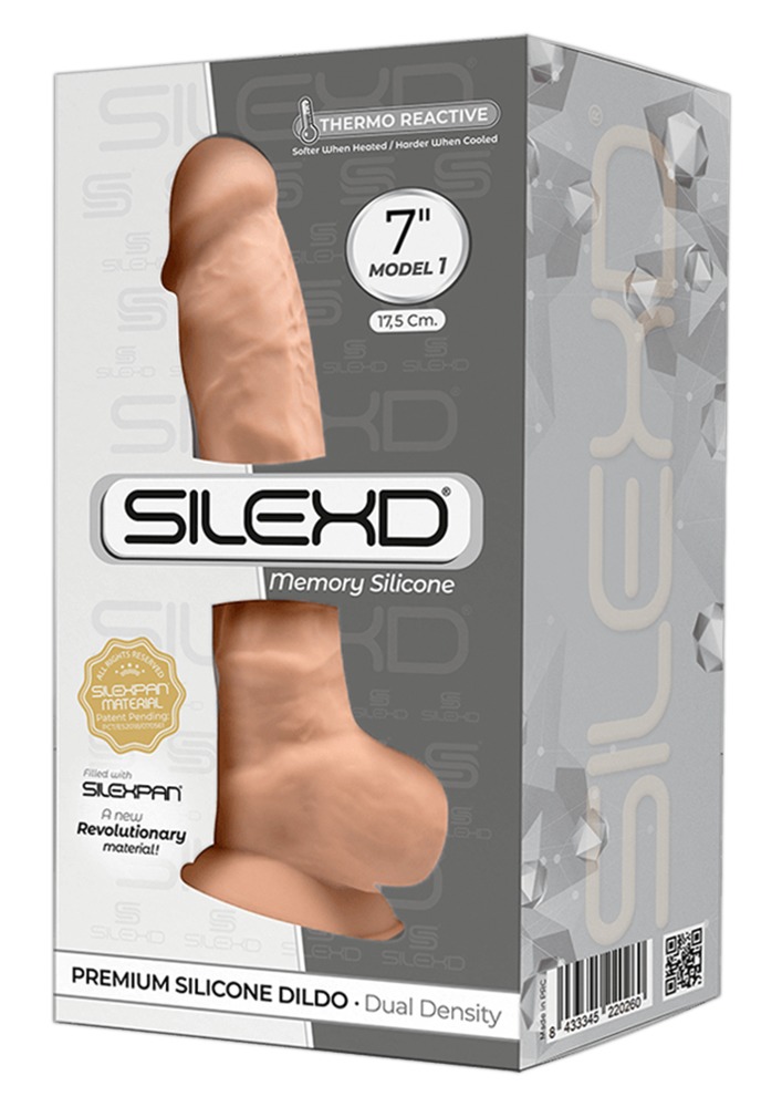 Dildo silikonowe z przyssawką 18,8 cm Silexd