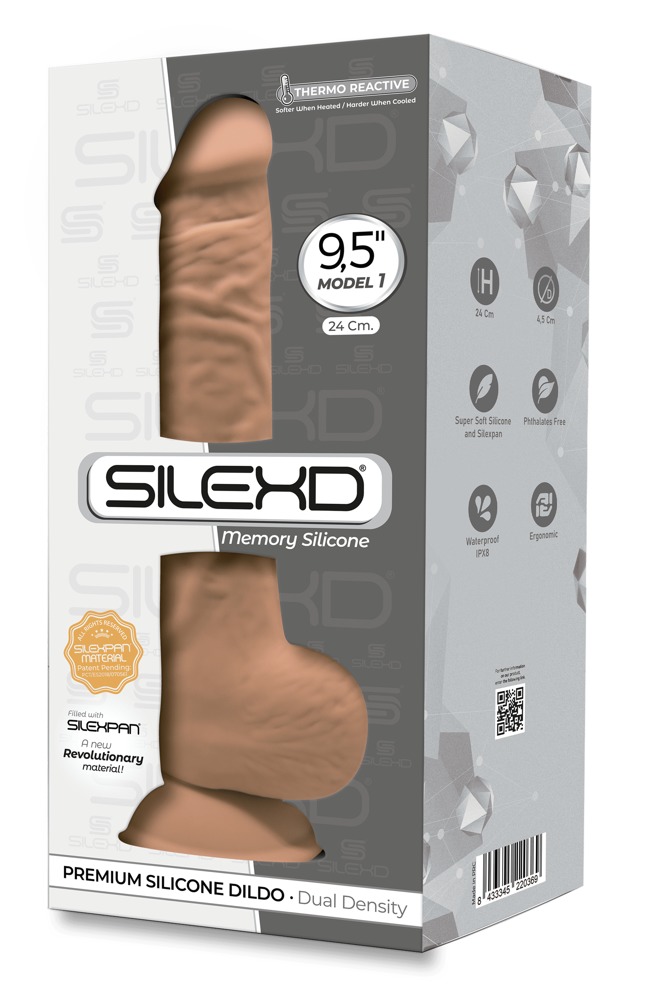 Dildo silikonowe z przyssawką 24,3 cm Silexd