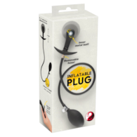 Korek analny silikonowy pompowany 8 cm