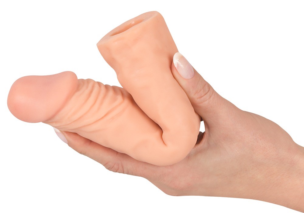 Nakładka na penisa +3cm Nature Skin — zdjęcie 8