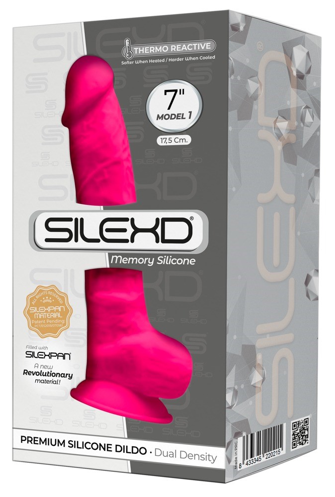 Dildo silikonowe z przyssawką 18,8 cm Silexd