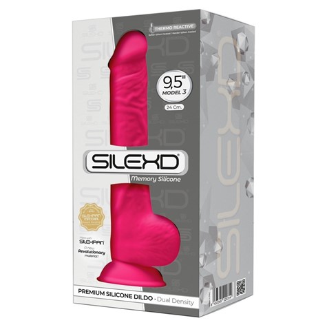 Dildo silikonowe z przyssawką 24,3 cm Silexd