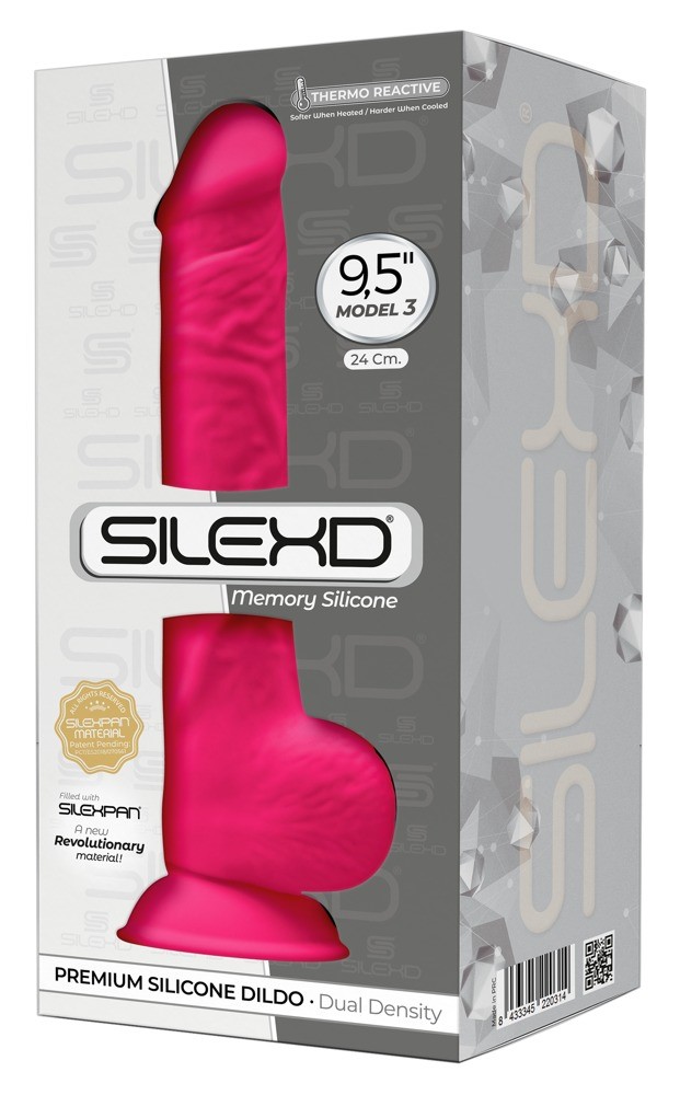 Dildo silikonowe z przyssawką 24,3 cm Silexd