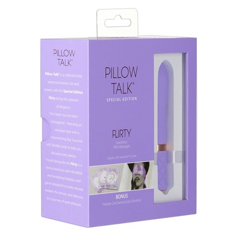 Mini wibrator Flirty 11cm Pillow Talk Edycja specjalna