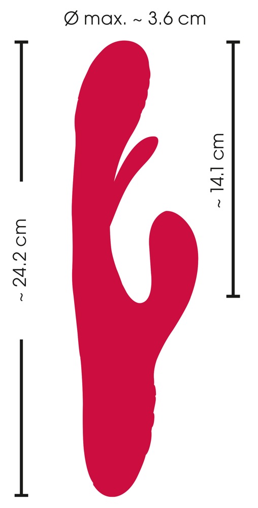 Wibrator do stymulacji punktu G 24,2 cm Smile — zdjęcie 4