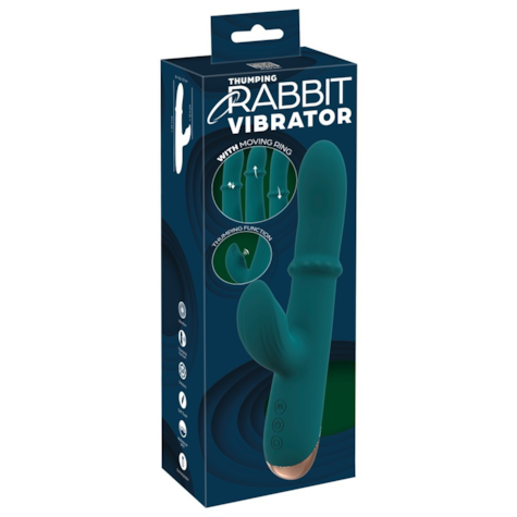 Wibrator z poruszającym się pierścieniem 22,7 cm Smile