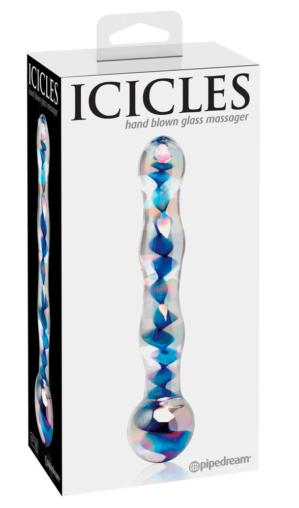 Dildo szklane 17,5 cm Icicles No. 8