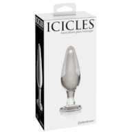 Korek analny szklany No. 26 11cm Icicles