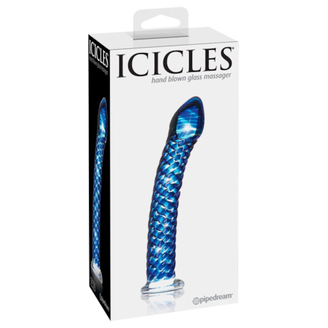 Dildo szklane 19 cm Icicles No. 29