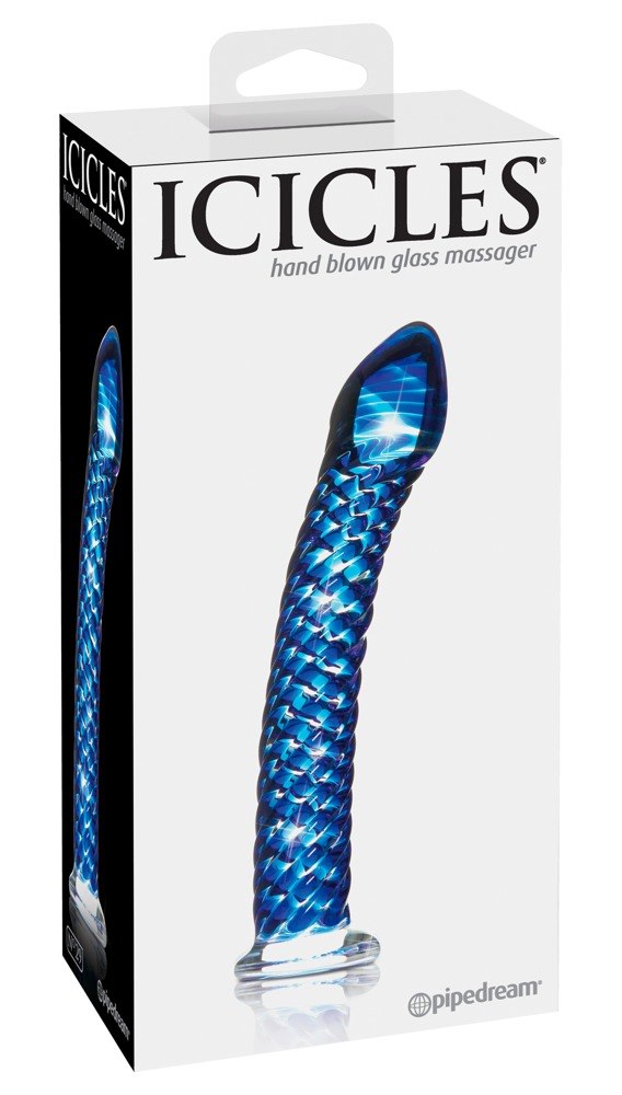 Dildo szklane 19 cm Icicles No. 29