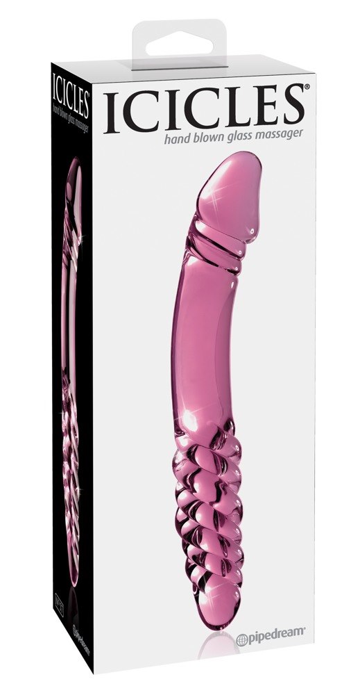 Dildo szklane 23 cm Icicles No. 57