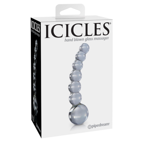 Dildo szklane 12 cm Icicles No. 66