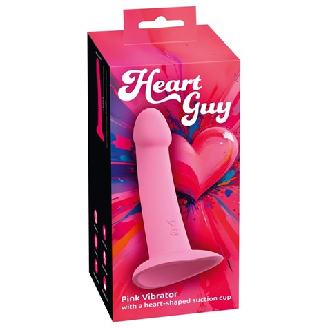 Heart Guy Pink Vibrator