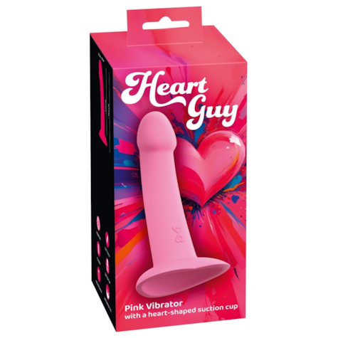 Heart Guy Pink Vibrator