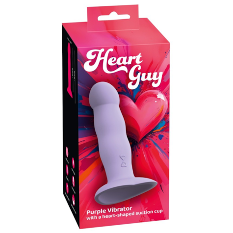Heart Guy Purple Vibrator