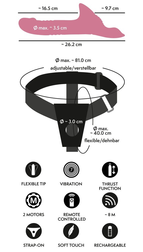 Your Strap-On Vibrator Pink — zdjęcie 7