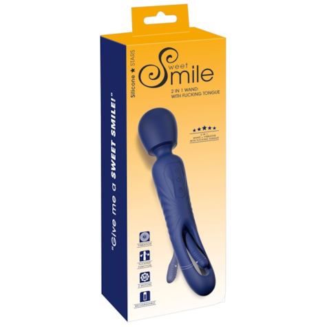 Smile 2in1 Wand with flicking