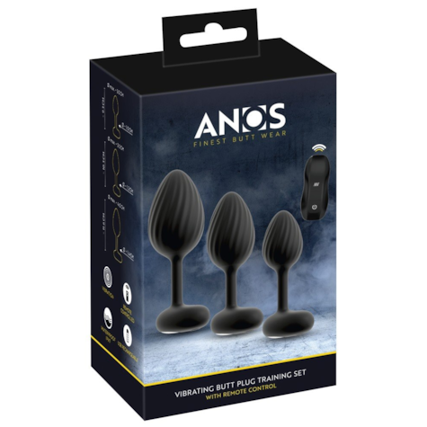 ANOS Vibrating Butt Plug Train