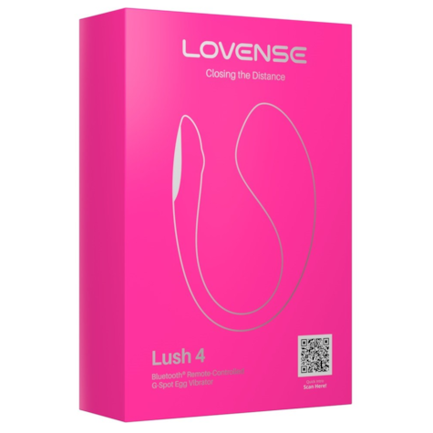 Lovense LUSH 4 wibrujące jajeczko sterowane telefonem aplikacja