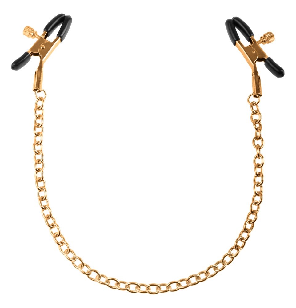 FFS Gold Chain Nipple Clamps — zdjęcie 2