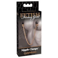 FFS Gold Chain Nipple Clamps