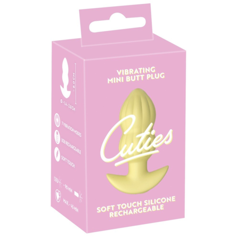 Cuties Vibrating Plug Yellow