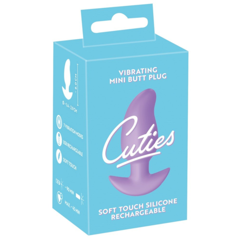Cuties Vibrating Plug Purple