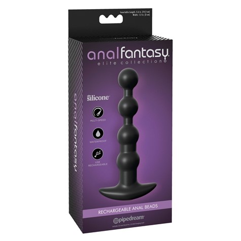 Koraliki analne silikonowe z wibracjami 17 cm Anal Fantasy