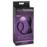 Anal Fantasy Pierścień na penisa z korkiem Rechargeable Ass-Gasm Pro