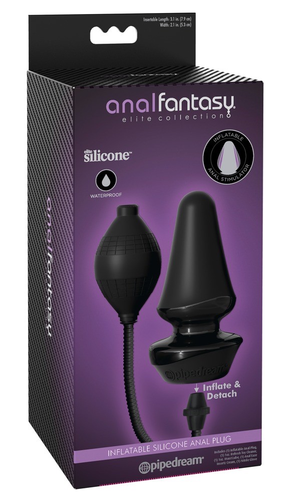 Korek analny silikonowy pompowany 12,4 cm Anal Fantasy