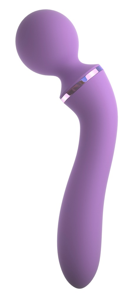 Masażer silikonowy Duo Wand 20 cm Fantasy For Her — zdjęcie 2