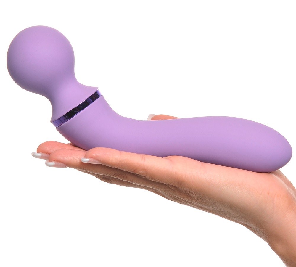 Masażer silikonowy Duo Wand 20 cm Fantasy For Her — zdjęcie 5
