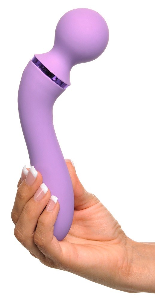 Masażer silikonowy Duo Wand 20 cm Fantasy For Her — zdjęcie 6
