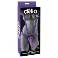 Dillio Strap on dildo fioletowe