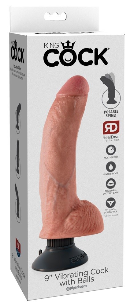 Wibrator 23 cm King Cock