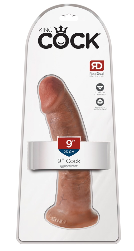 Dildo z przyssawką 23 cm King Cock