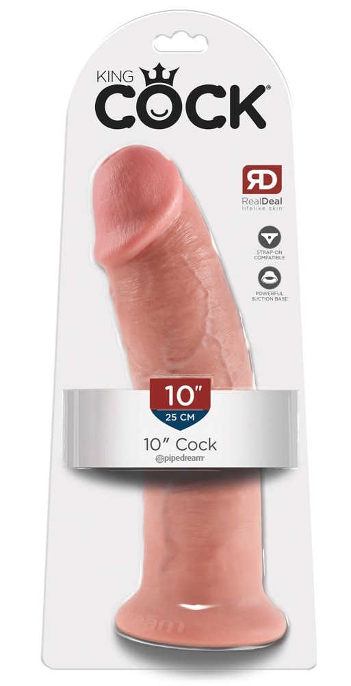 Dildo z przyssawką 25 cm King Cock