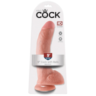 Dildo z przyssawką 23 cm King Cock