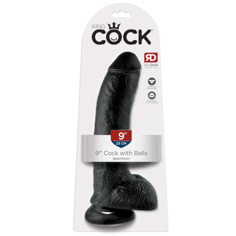 Dildo z przyssawką 23 cm King Cock