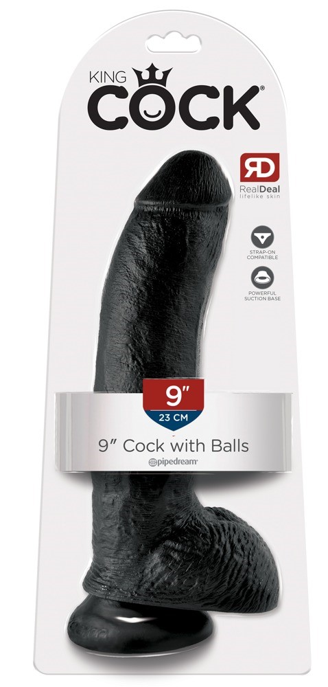 Dildo z przyssawką 23 cm King Cock