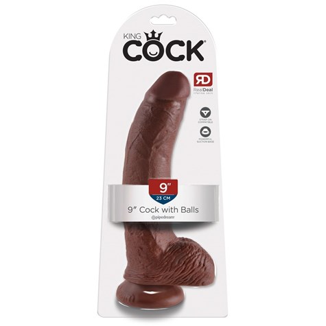 Dildo z przyssawką 23 cm King Cock