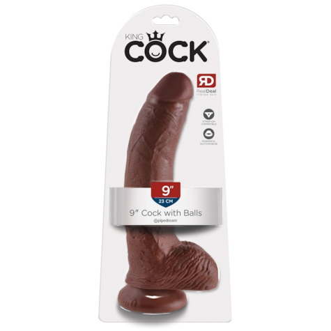 Dildo z przyssawką 23 cm King Cock