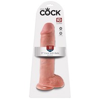 Dildo z przyssawką 28 cm King Cock